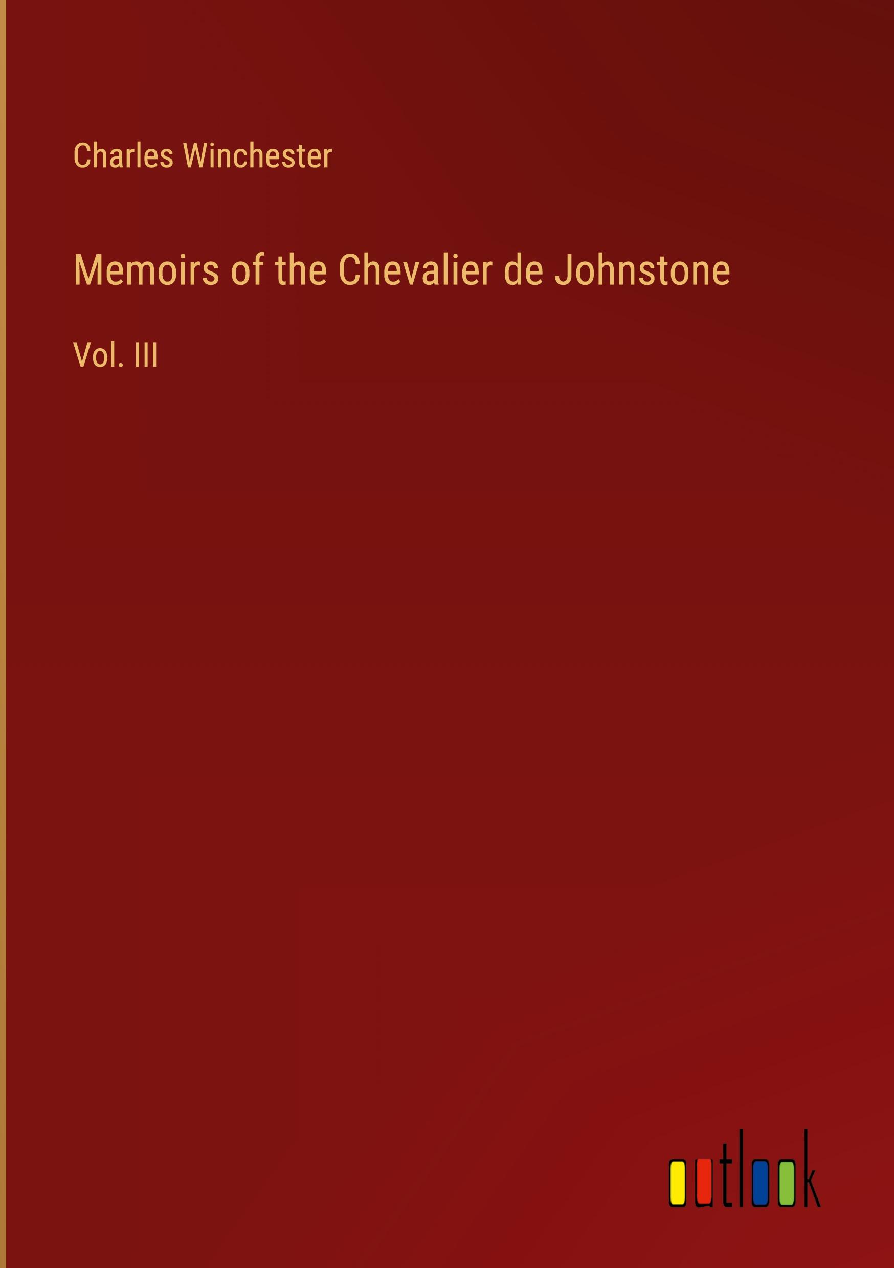 Vorderes Coverbild Memoirs of the Chevalier de Johnstone