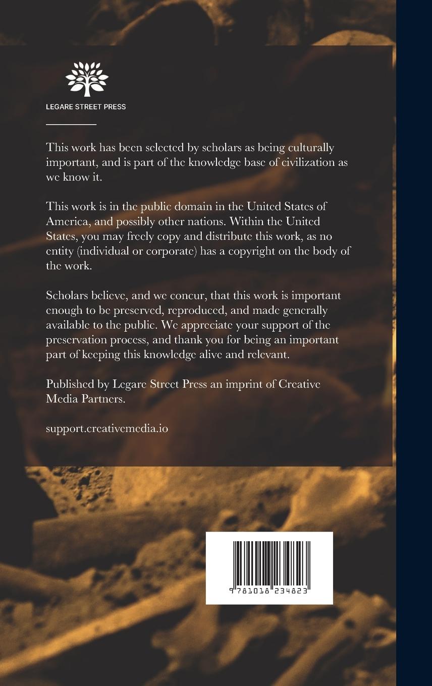 Rückseitencover L'age du Bronze, ou, Les Sémites en Occident