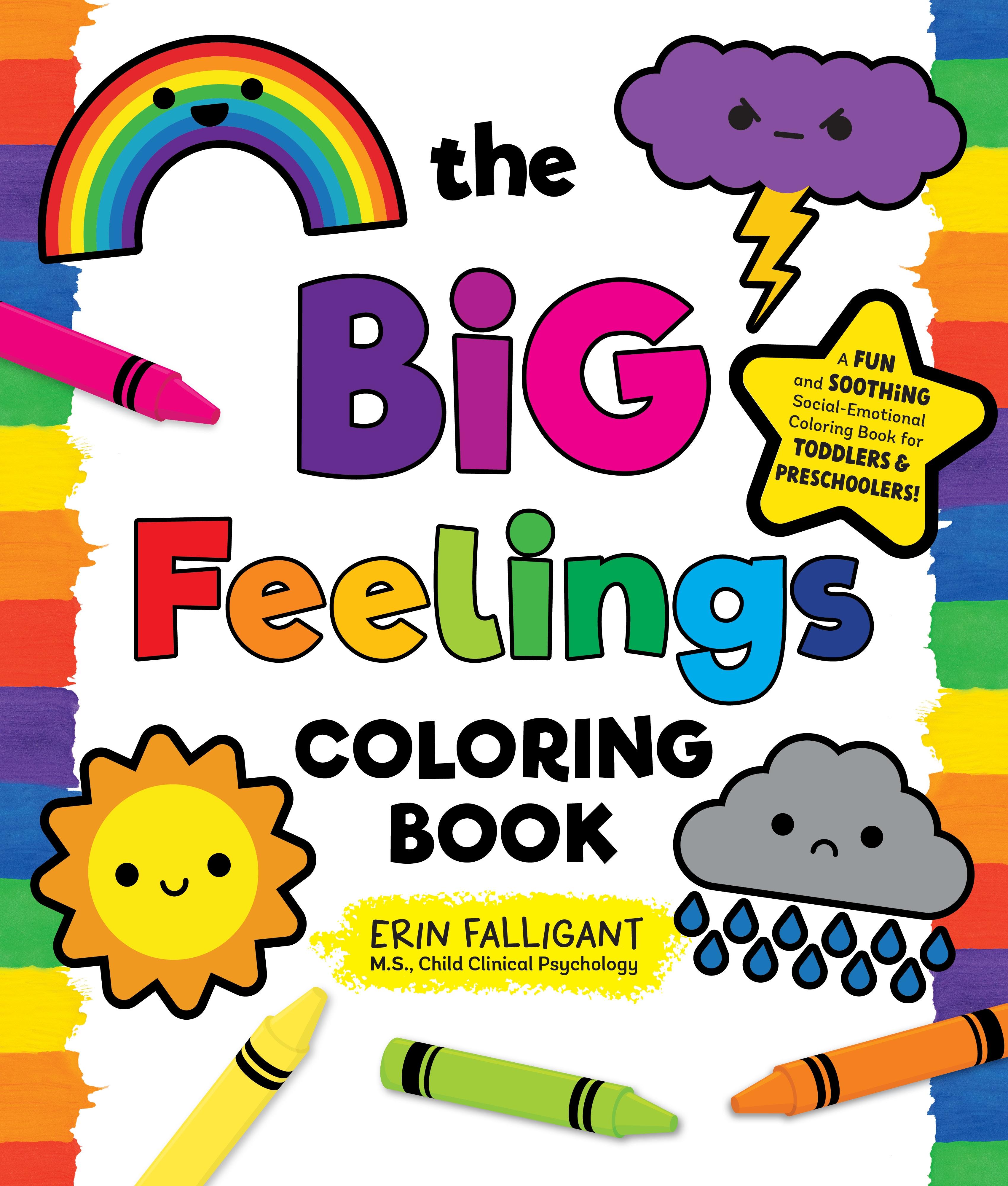 Vorderes Coverbild The Big Feelings Coloring Book