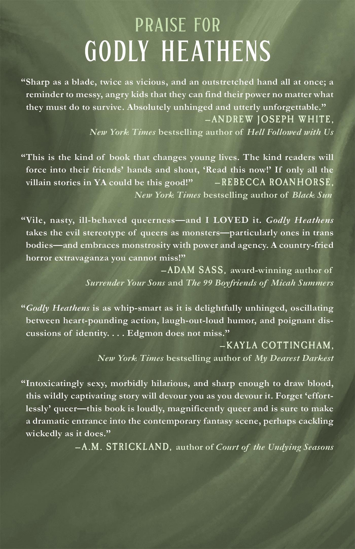 Rückseitencover Godly Heathens