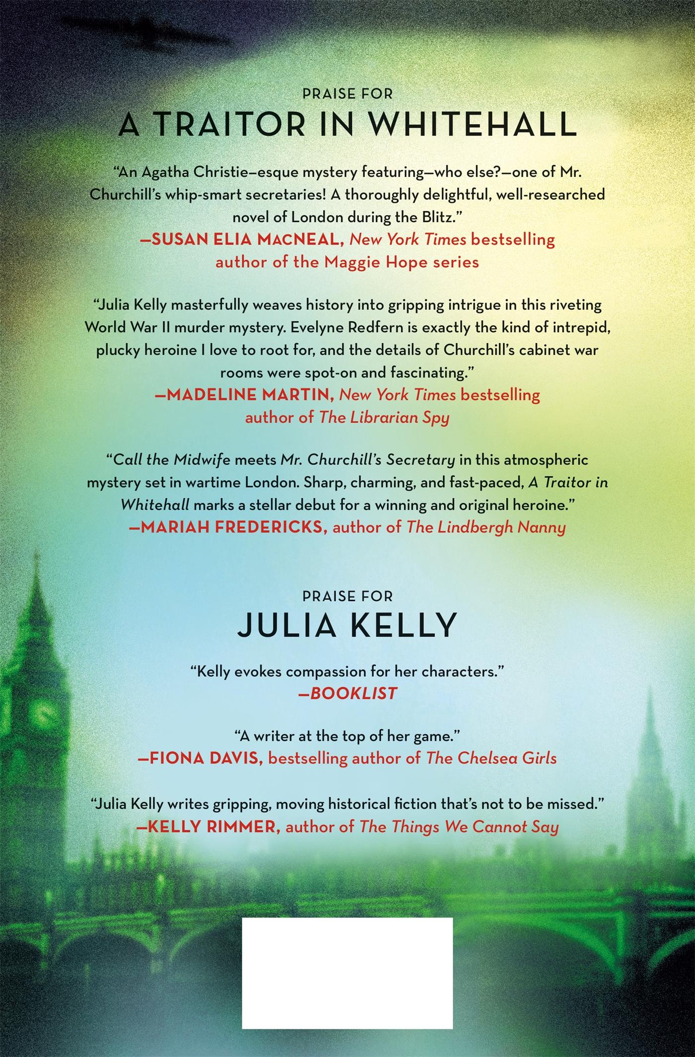 Rückseitencover A Traitor in Whitehall