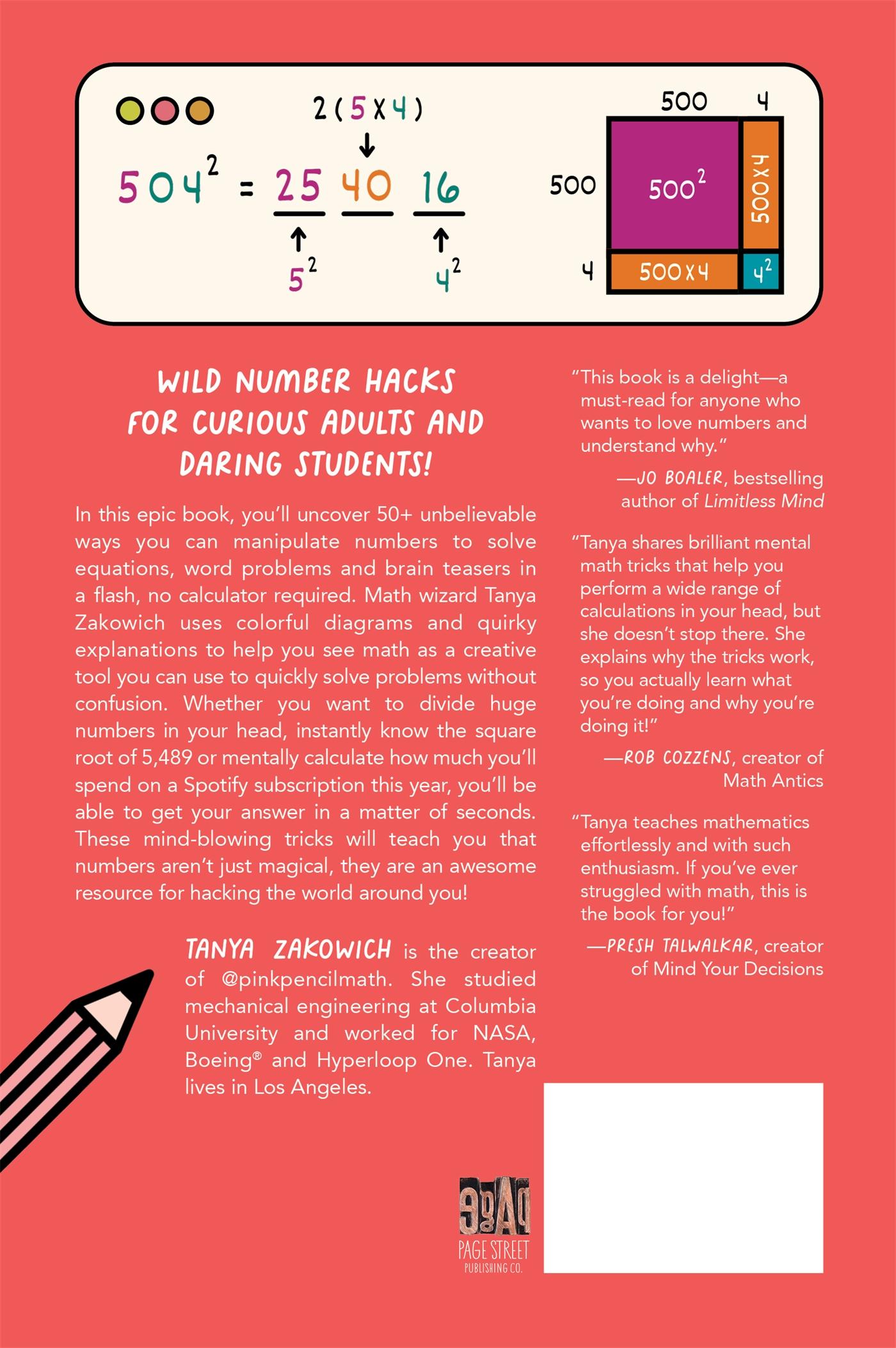 Rückseitencover 50 Math Tricks That Will Change Your Life