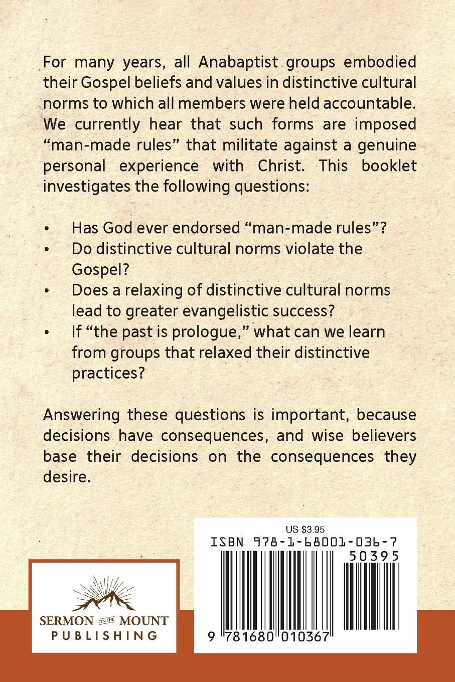 Rückseitencover To Be or Not to Be Plain?