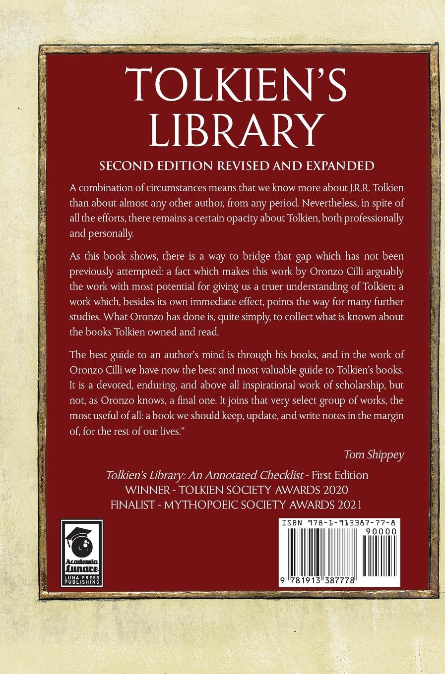 Rückseitencover Tolkien's Library