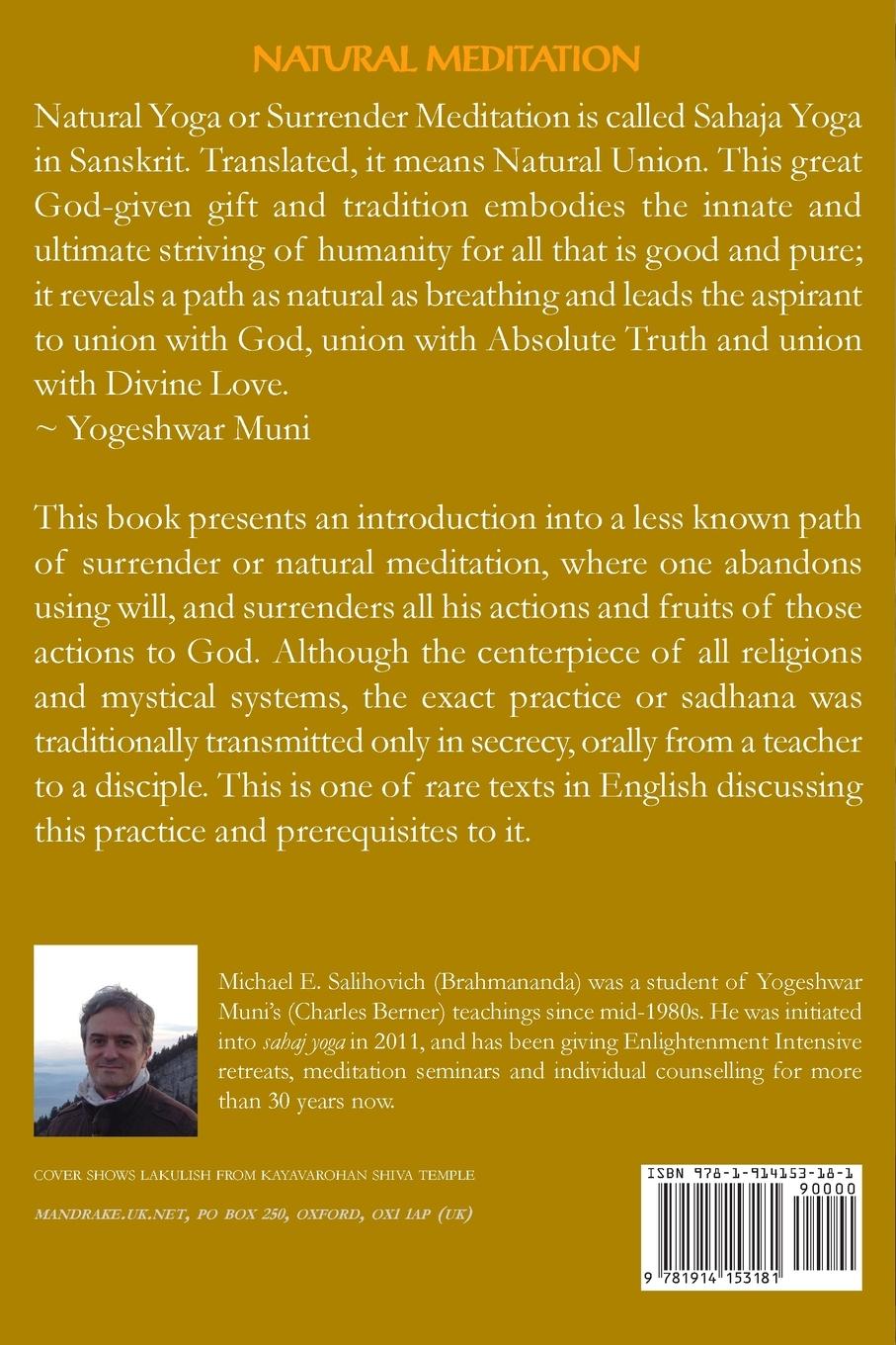 Rückseitencover Natural Meditation