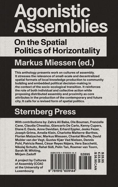 Vorderes Coverbild Agonistic Assemblies