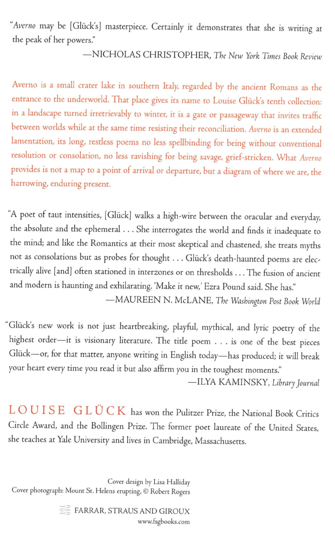 Rückseitencover Averno