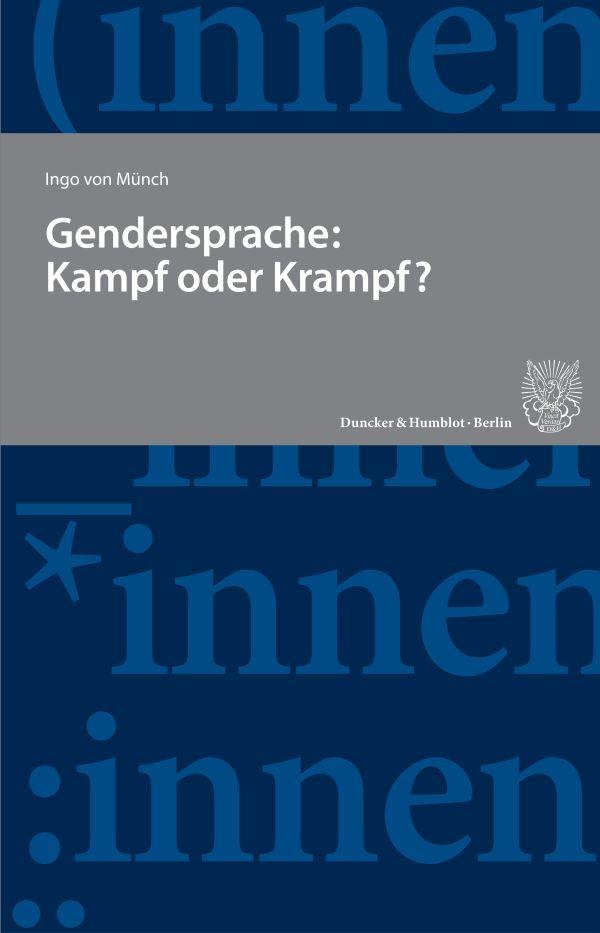 Vorderes Coverbild Gendersprache: Kampf oder Krampf?