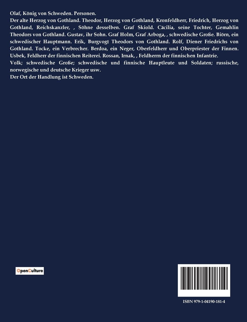 Rückseitencover Herzog Theodor von Gothland