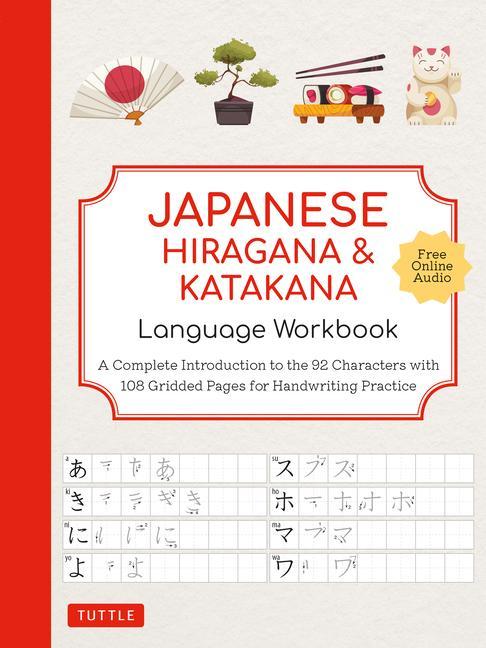 Vorderes Coverbild Japanese Hiragana and Katakana Language Workbook