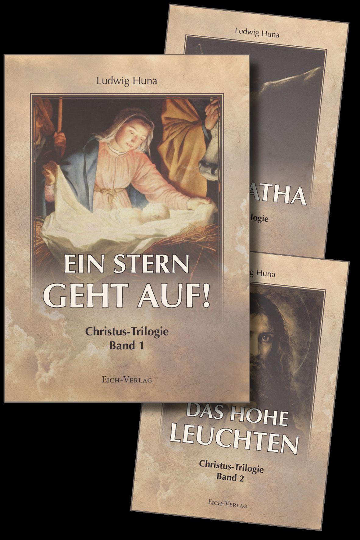 Vorderes Coverbild Christus-Trilogie - gesamt