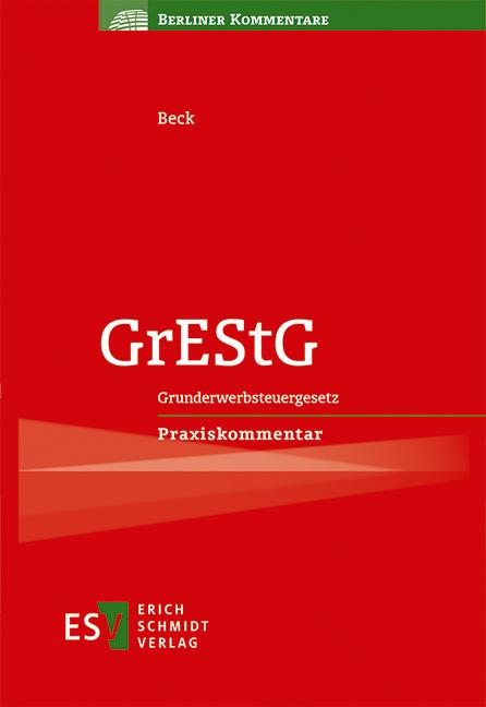 Vorderes Coverbild GrEStG