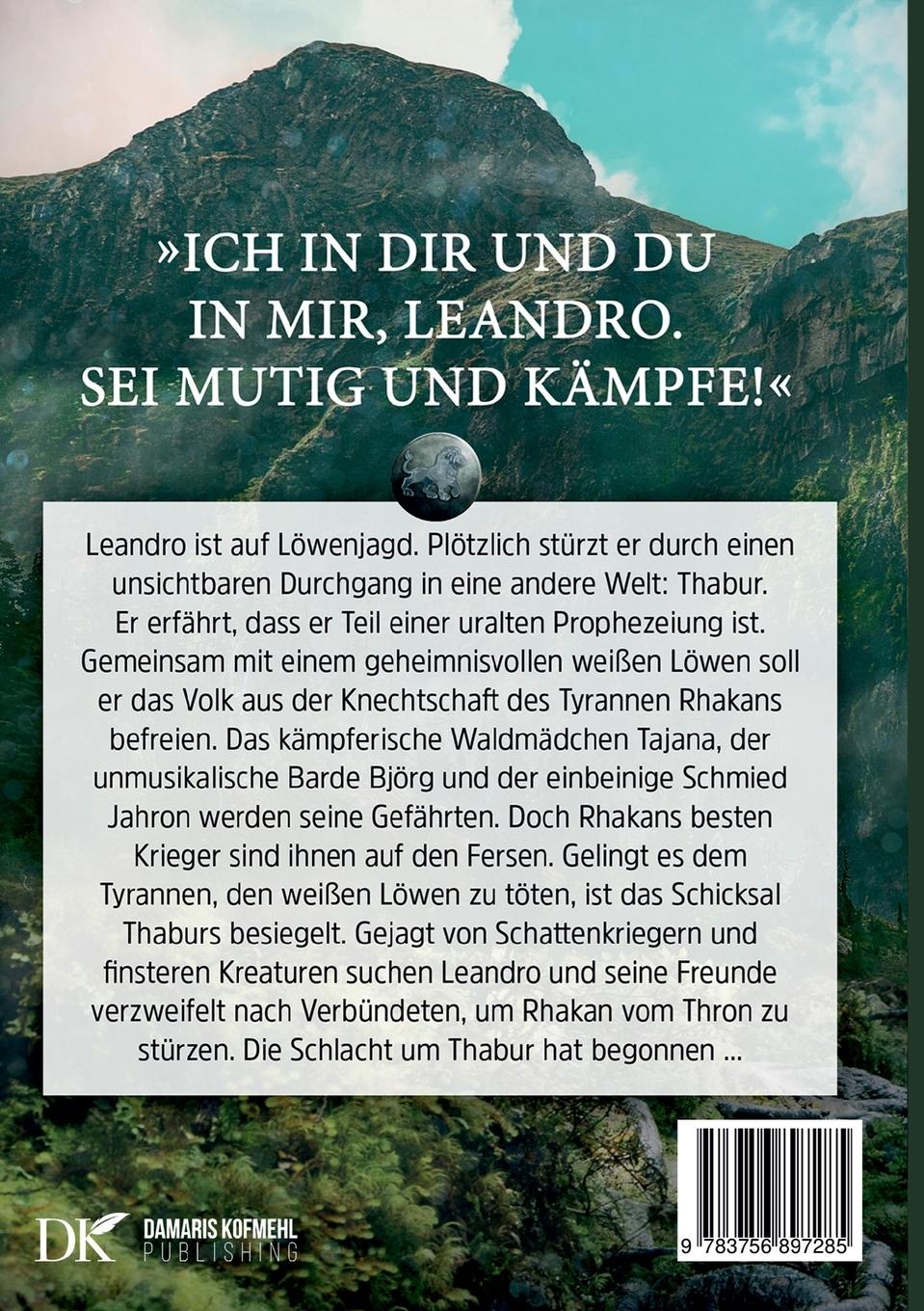 Rückseitencover Der weisse Löwe von Thabur