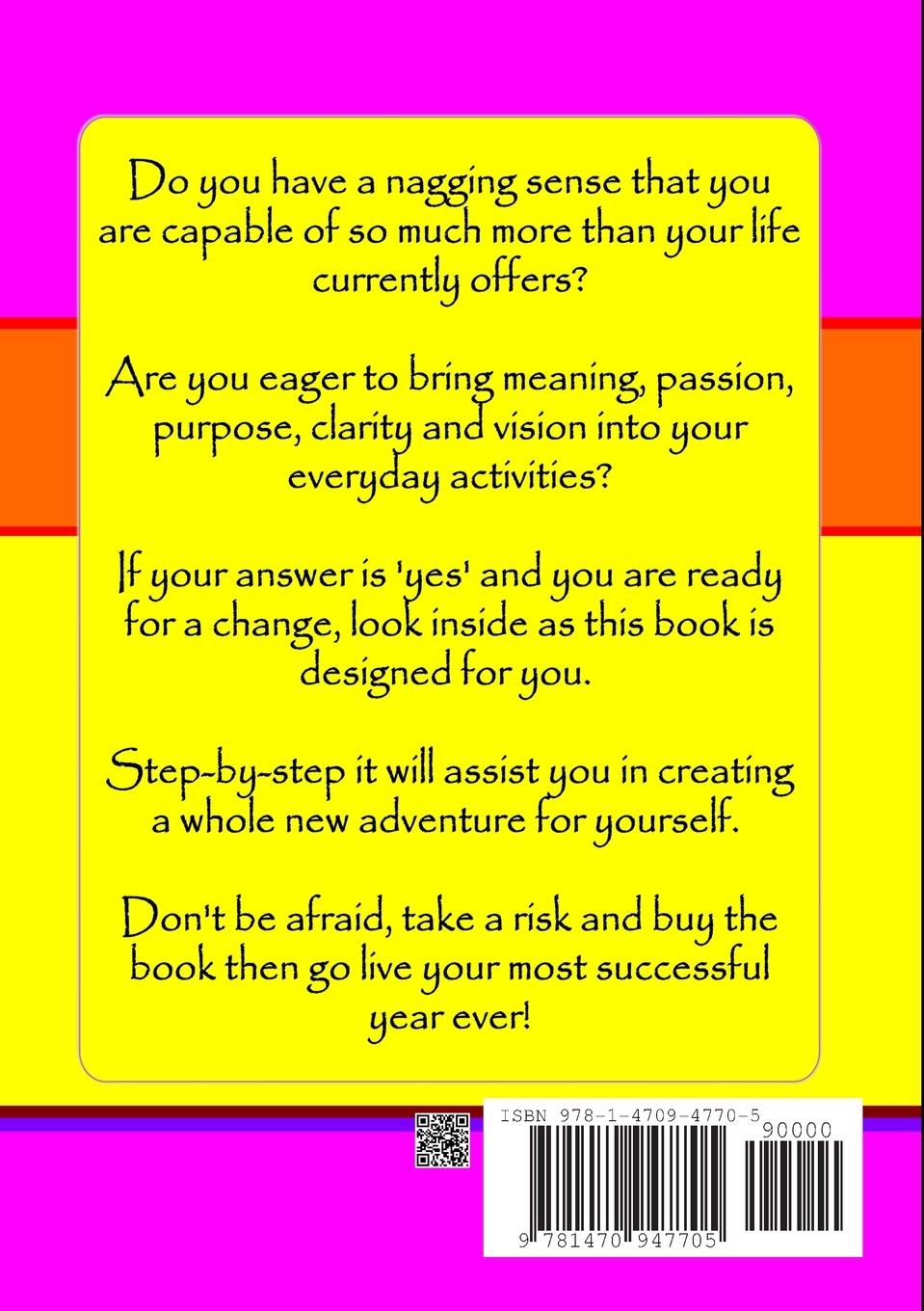 Rückseitencover Plan Your Most Successful Year Ever