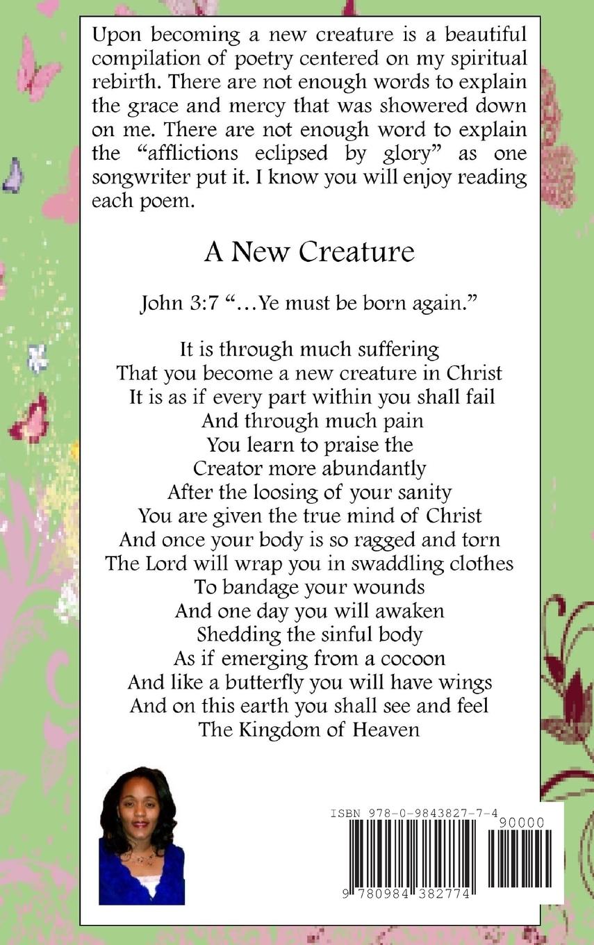 Rückseitencover Upon Becoming a New Creature