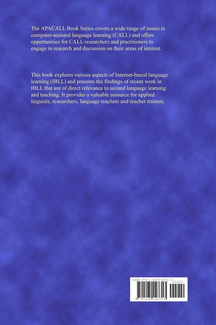 Rückseitencover Internet-Based Language Learning