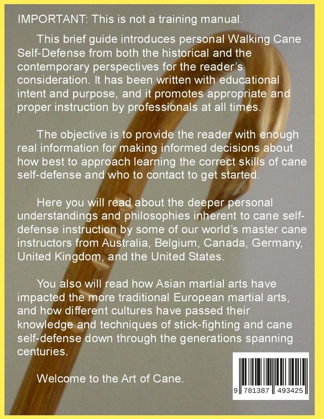 Rückseitencover Walking Cane Self-Defense In The 21st Century