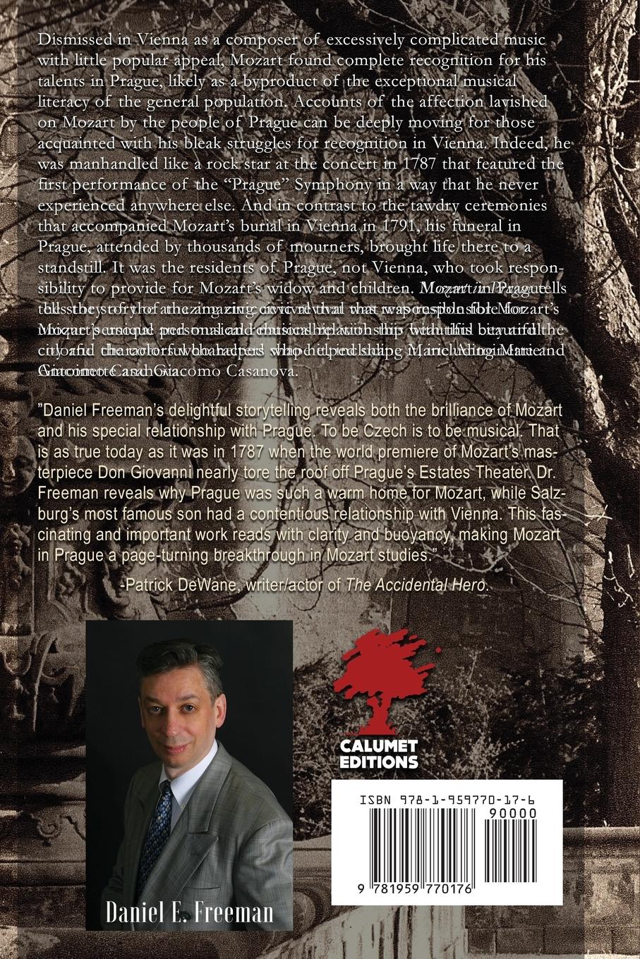Rückseitencover Mozart in Prague