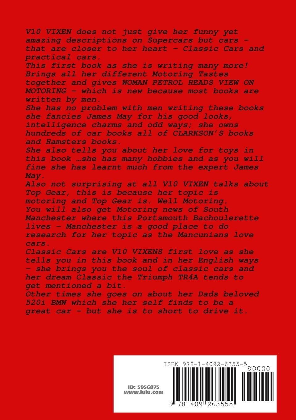 Rückseitencover V10 VIXEN A WOMAN'S VIEW ON MOTORING