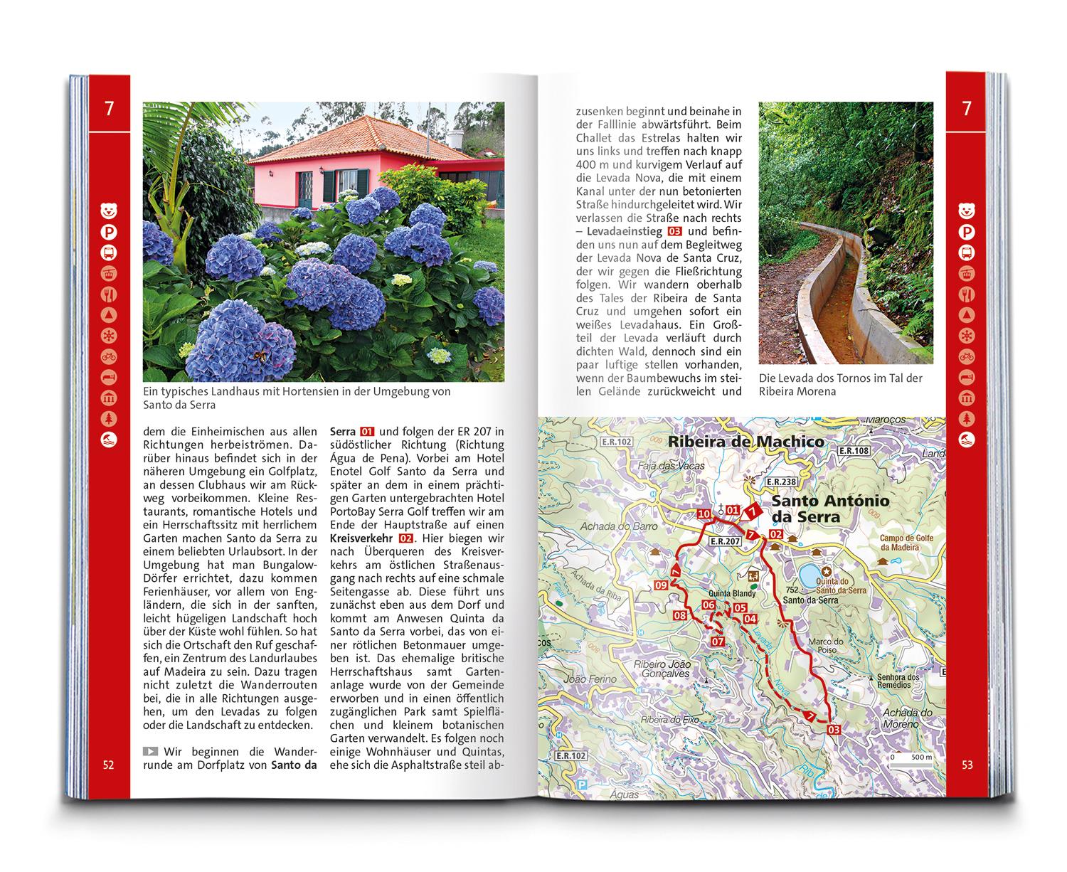 Beispielinhalt (Bild) KOMPASS Wanderführer Madeira, 60 Touren mit Extra-Tourenkarte