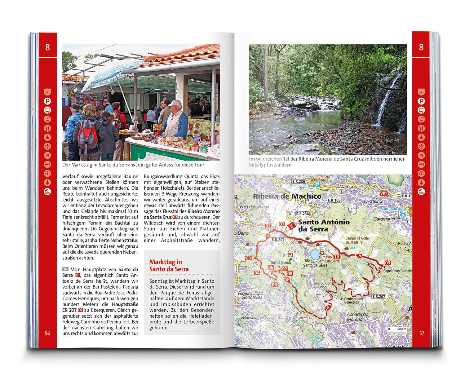 Beispielinhalt (Bild) KOMPASS Wanderführer Madeira, 60 Touren mit Extra-Tourenkarte