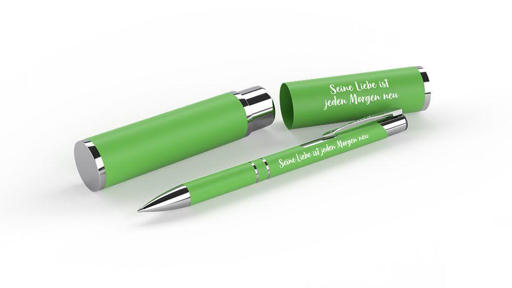 Vorderes Coverbild Seine Liebe ist jeden Morgen neu - Kugelschreiber im Etui