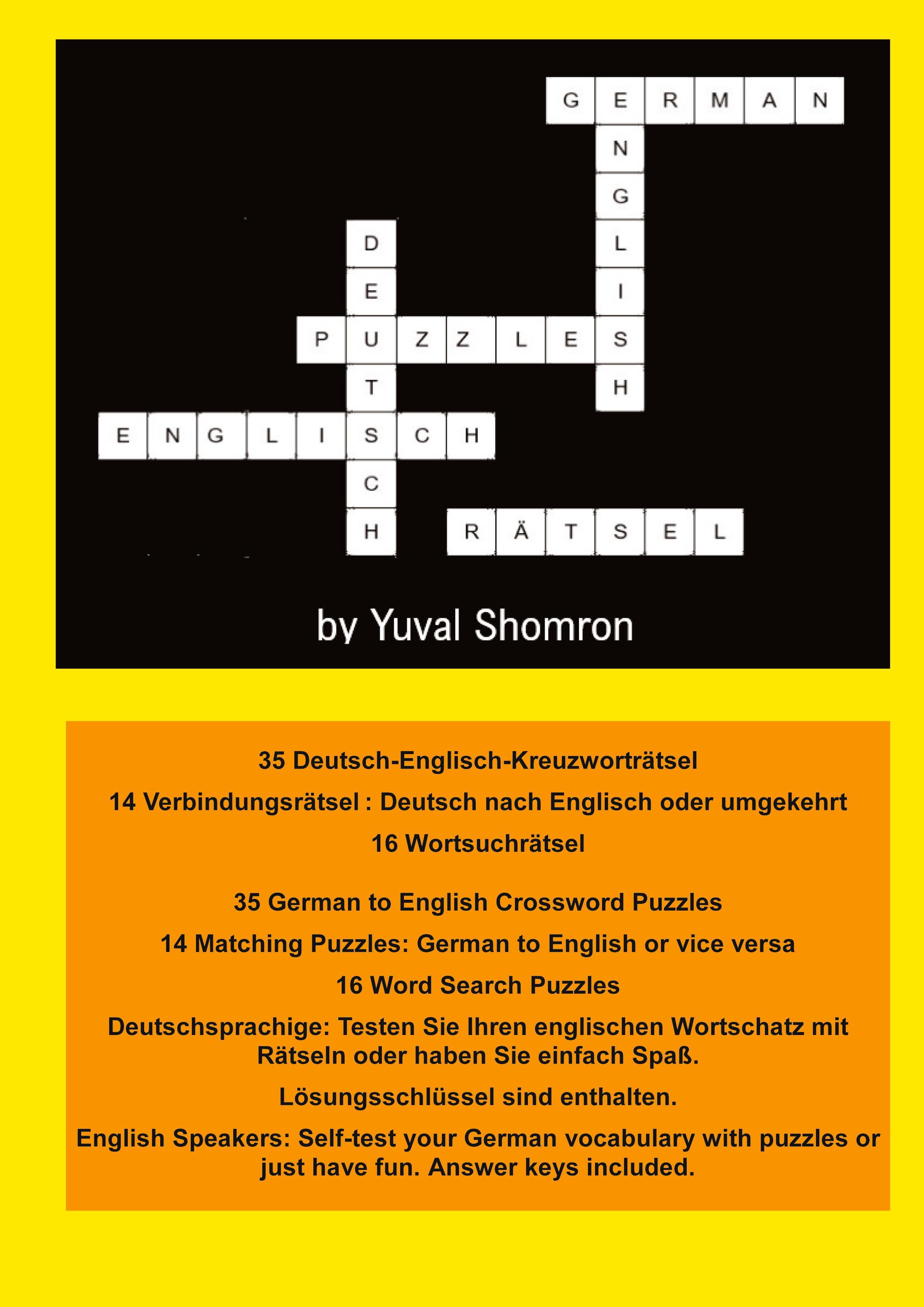 Vorderes Coverbild Deutsch Englisch Rätsel