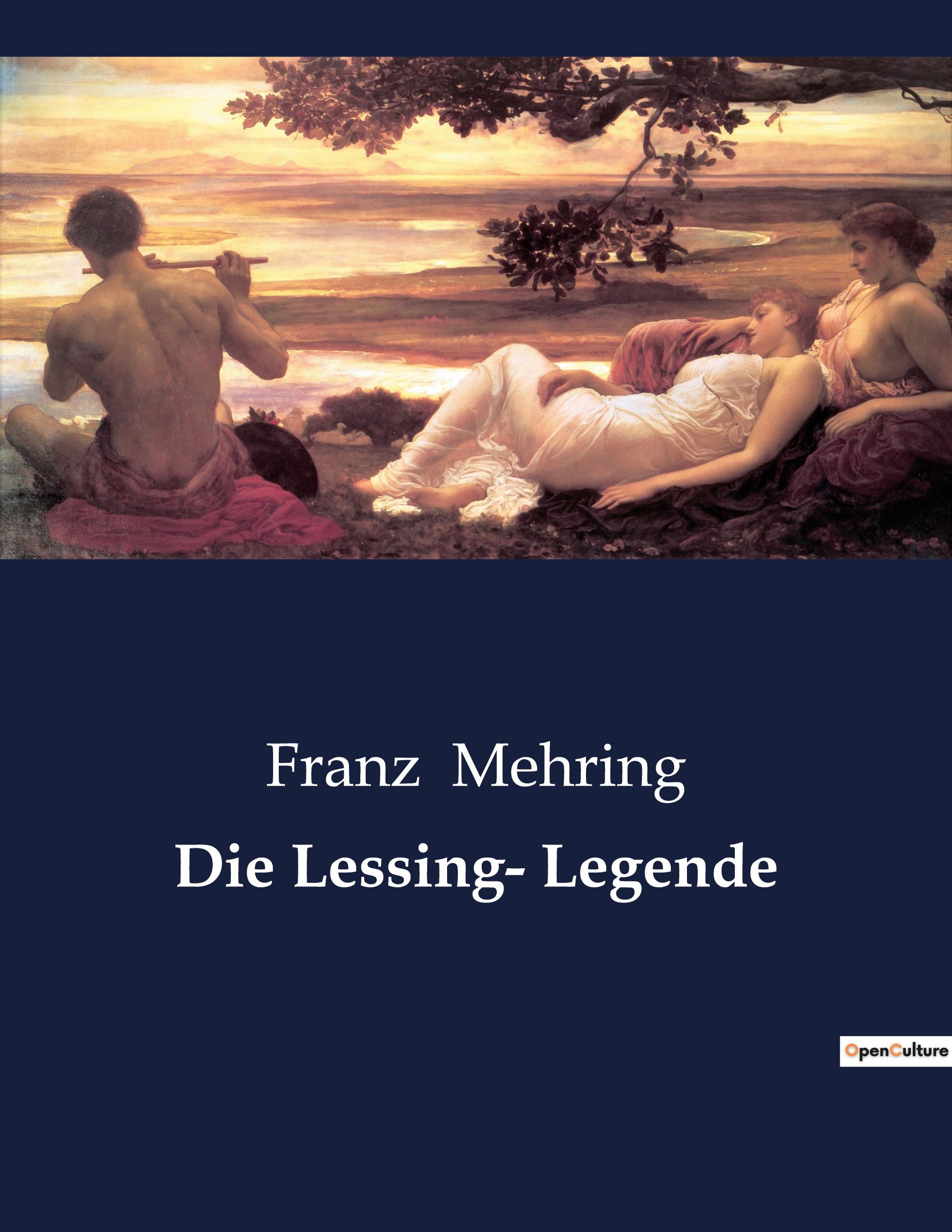 Vorderes Coverbild Die Lessing- Legende