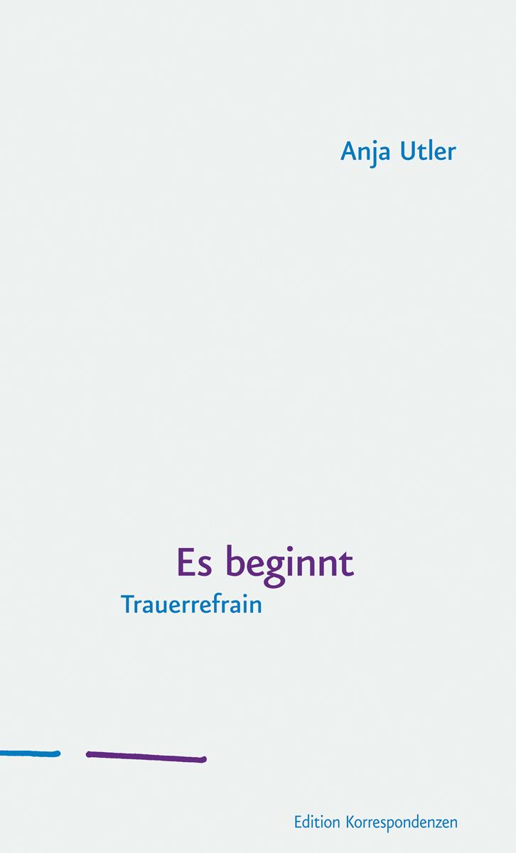 Vorderes Coverbild Es beginnt
