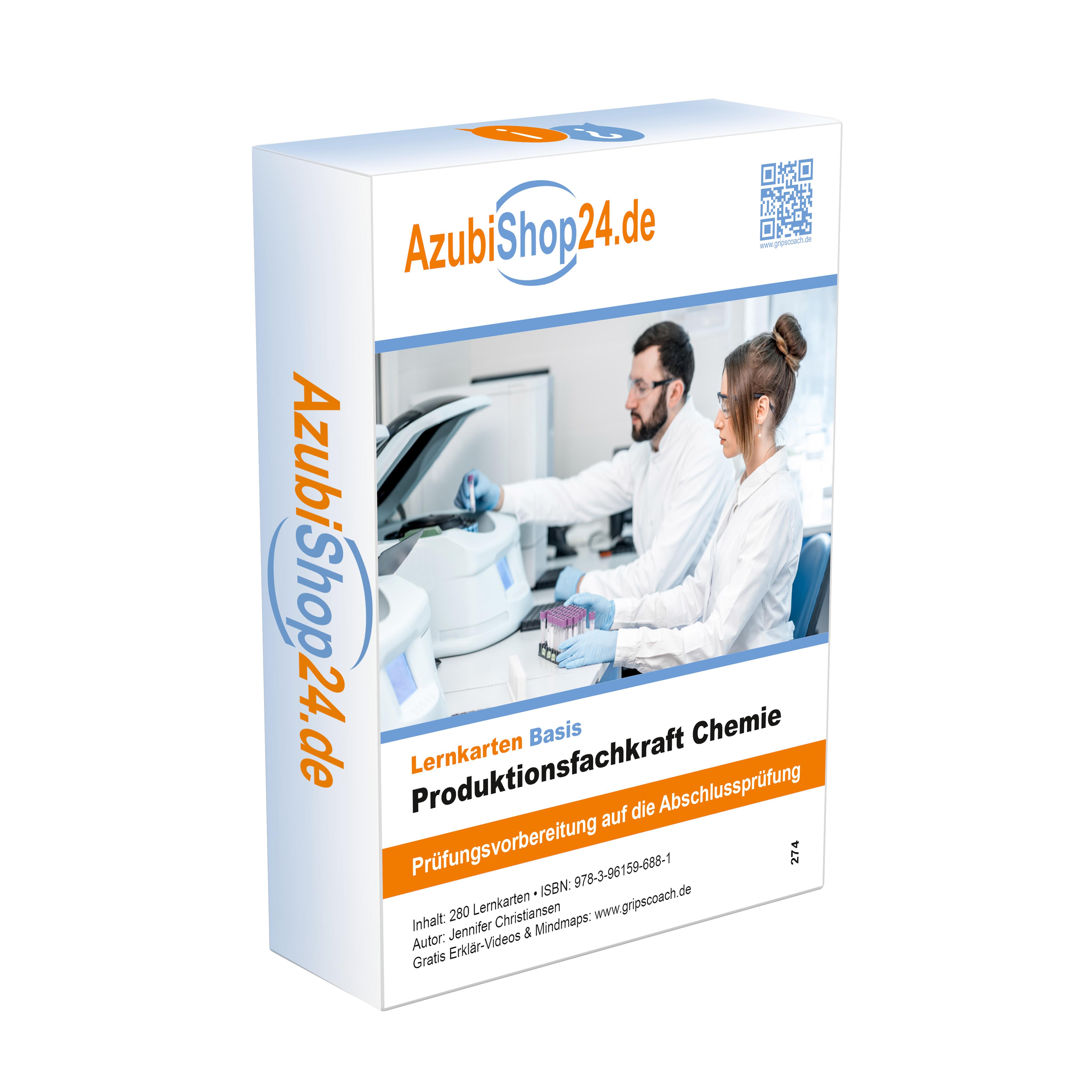 Vorderes Coverbild Lernkarten Produktionsfachkraft Chemie