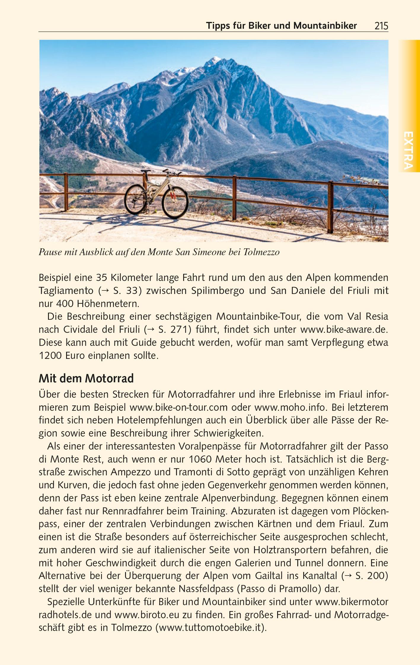 Beispielinhalt (Bild) TRESCHER Reiseführer Friaul - Julisch Venetien