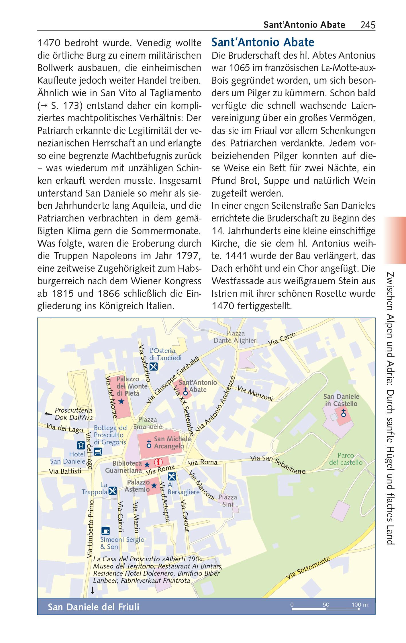 Beispielinhalt (Bild) TRESCHER Reiseführer Friaul - Julisch Venetien