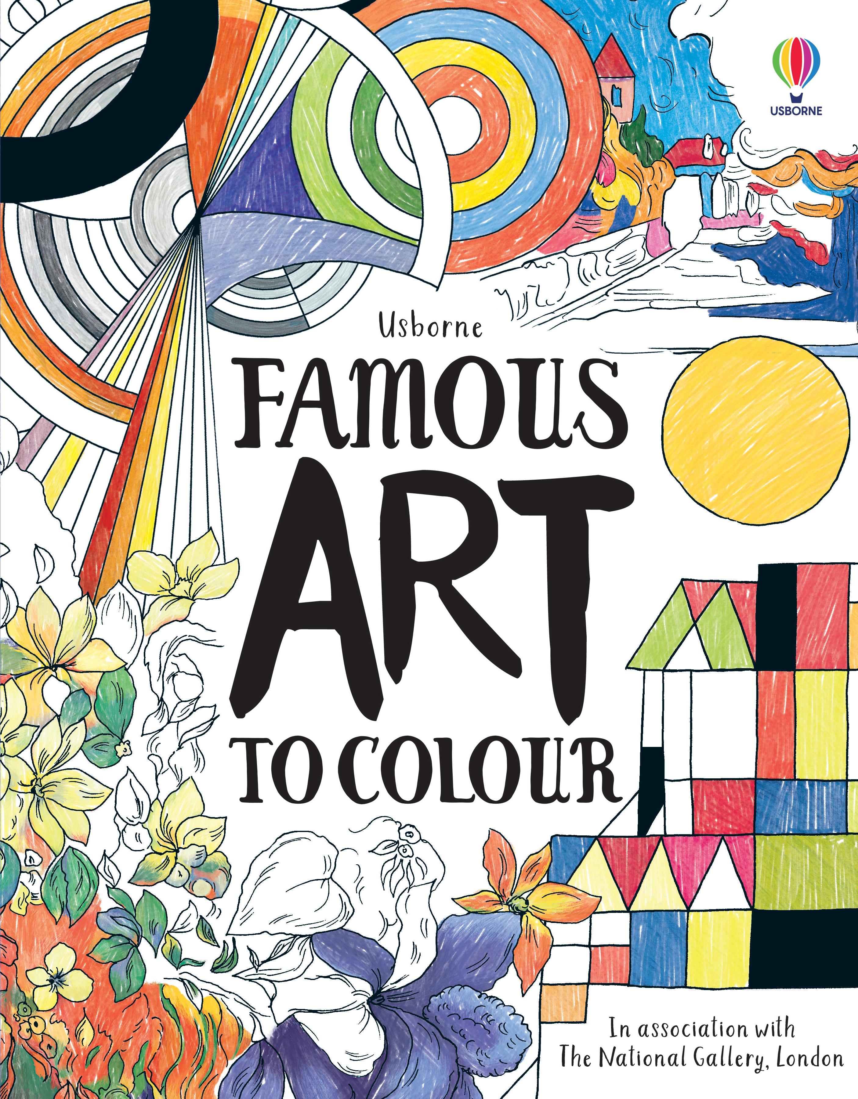Vorderes Coverbild Famous Art to Colour