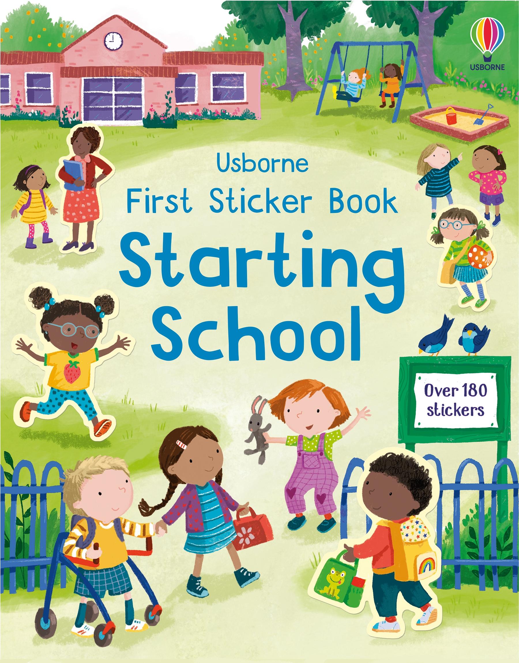 Vorderes Coverbild First Sticker Book Starting School