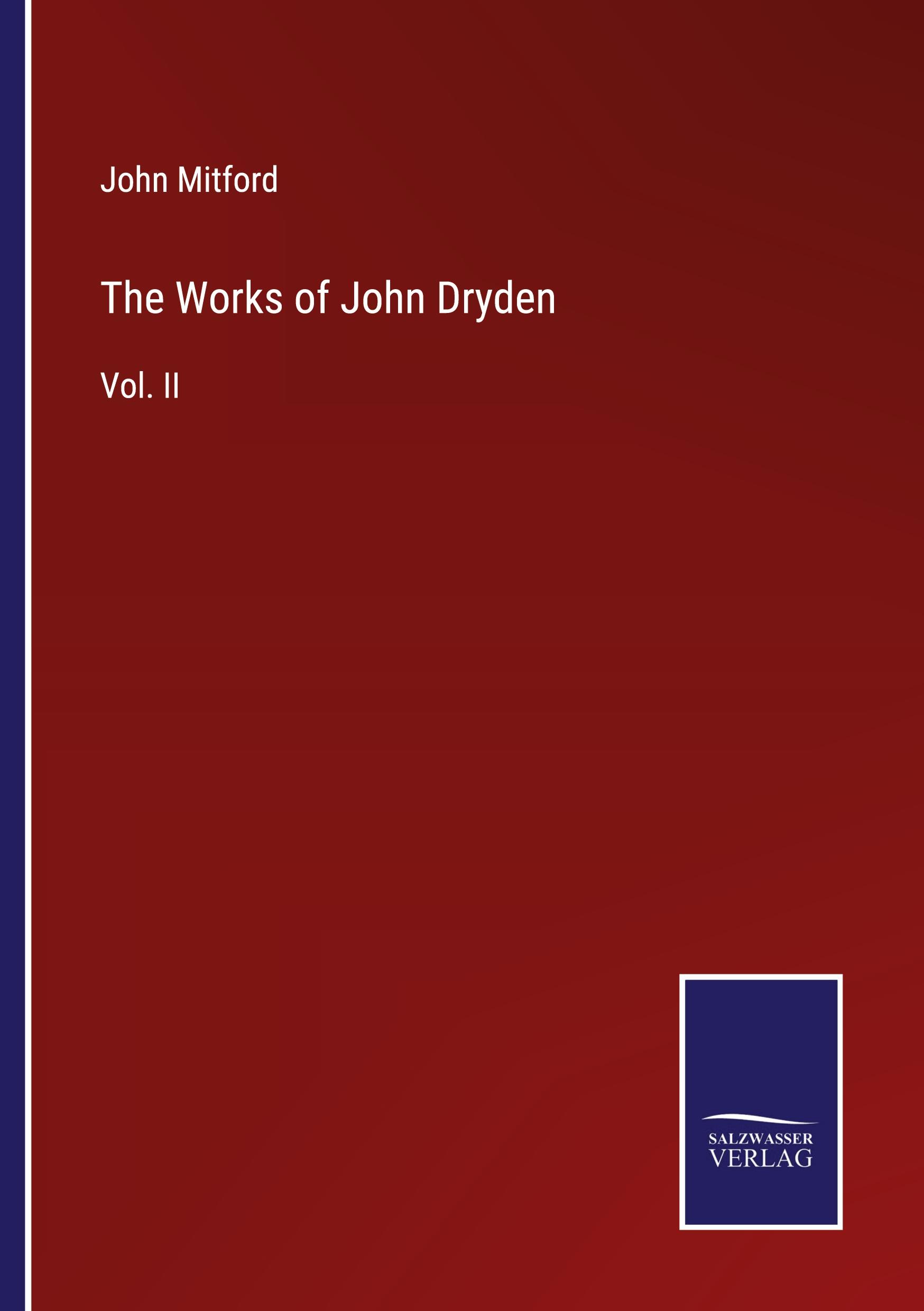 Vorderes Coverbild The Works of John Dryden