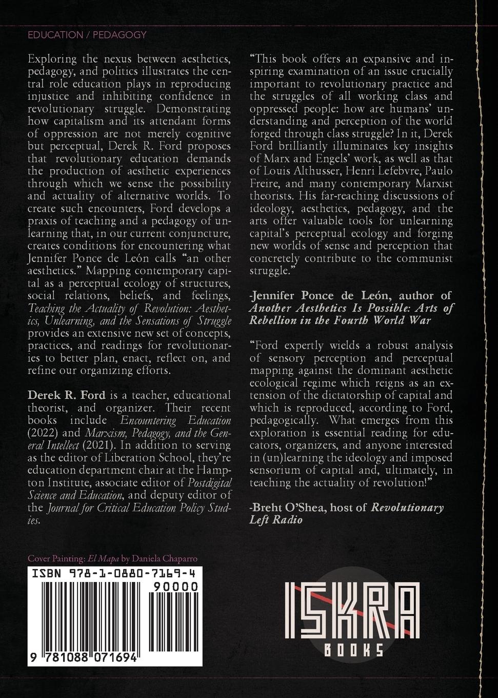 Rückseitencover Teaching the Actuality of Revolution