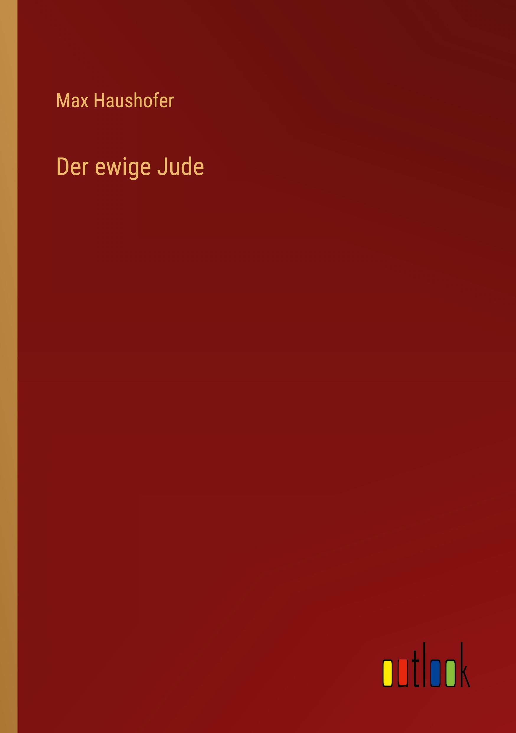 Vorderes Coverbild Der ewige Jude
