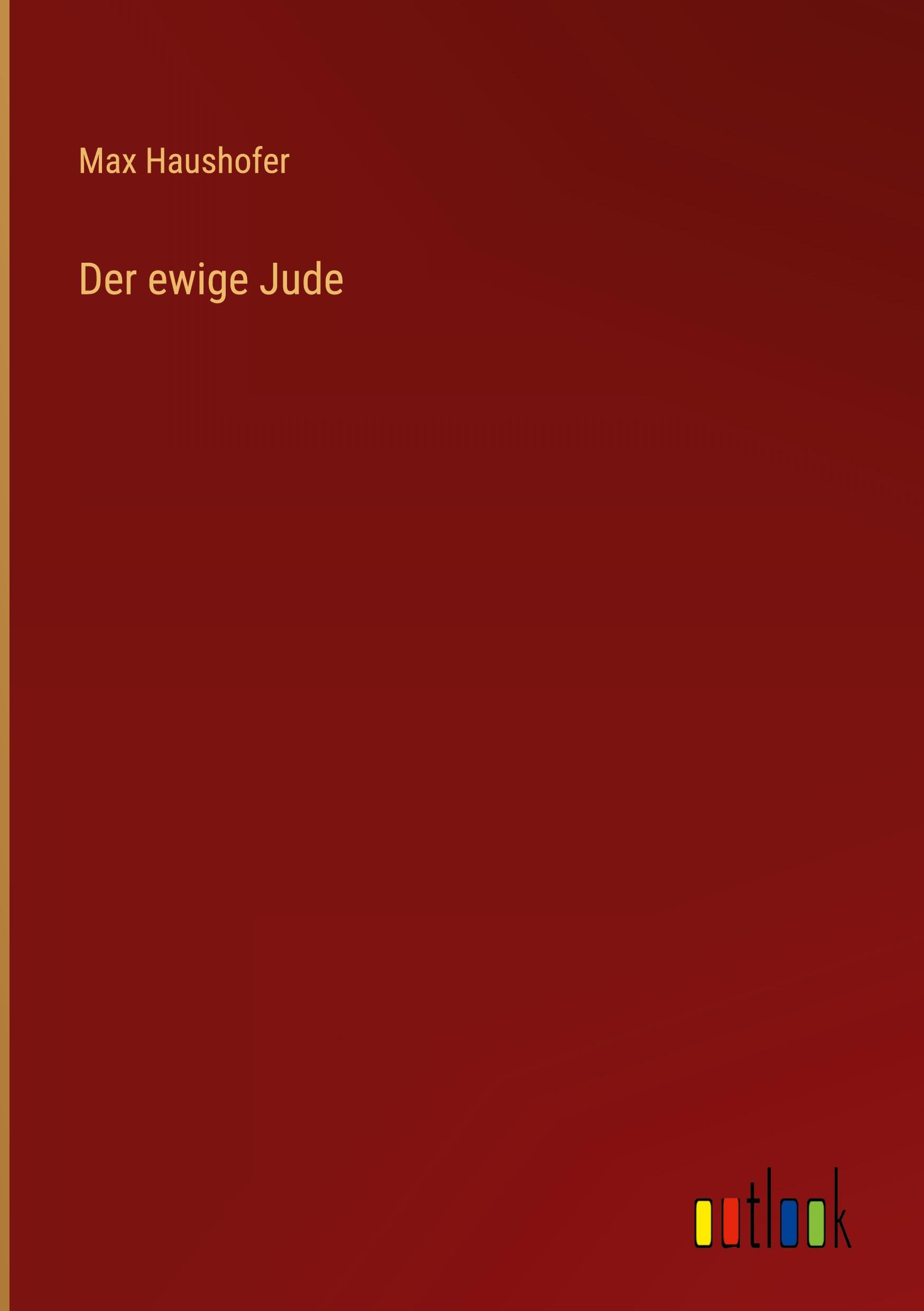 Vorderes Coverbild Der ewige Jude