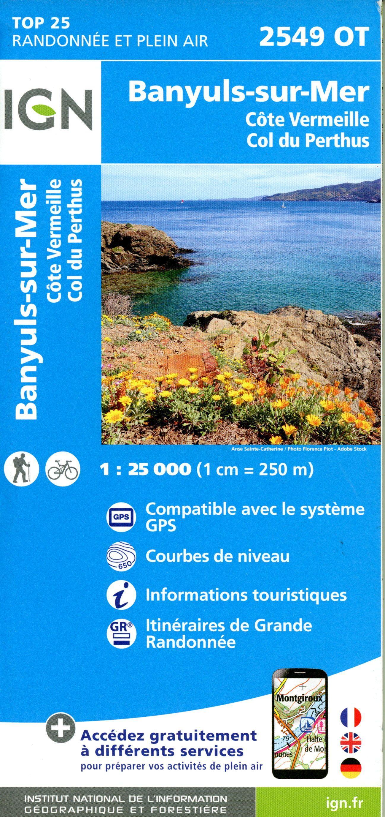 Vorderes Coverbild Banyuls - Col du Perthus 1:25 000