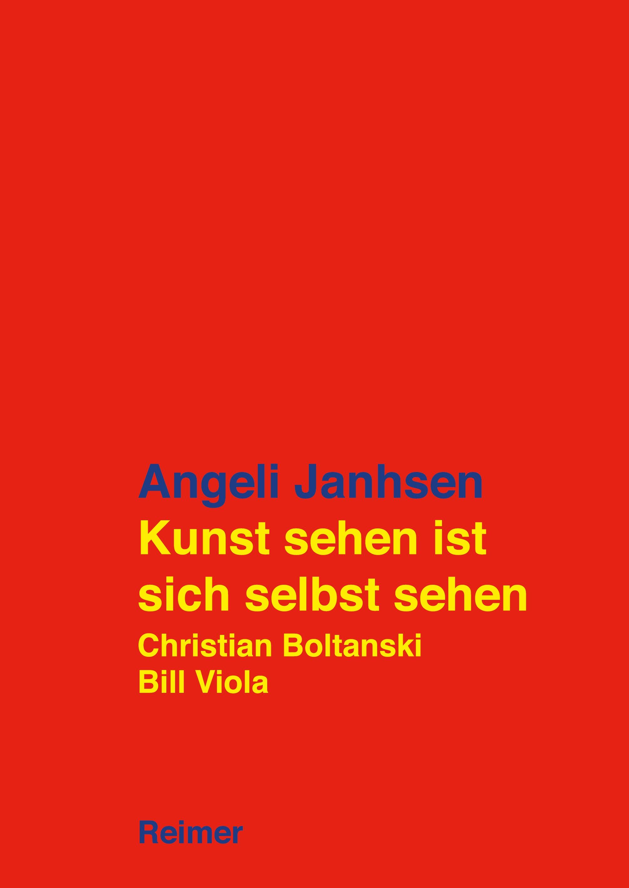 Vorderes Coverbild Kunst sehen ist sich selbst sehen