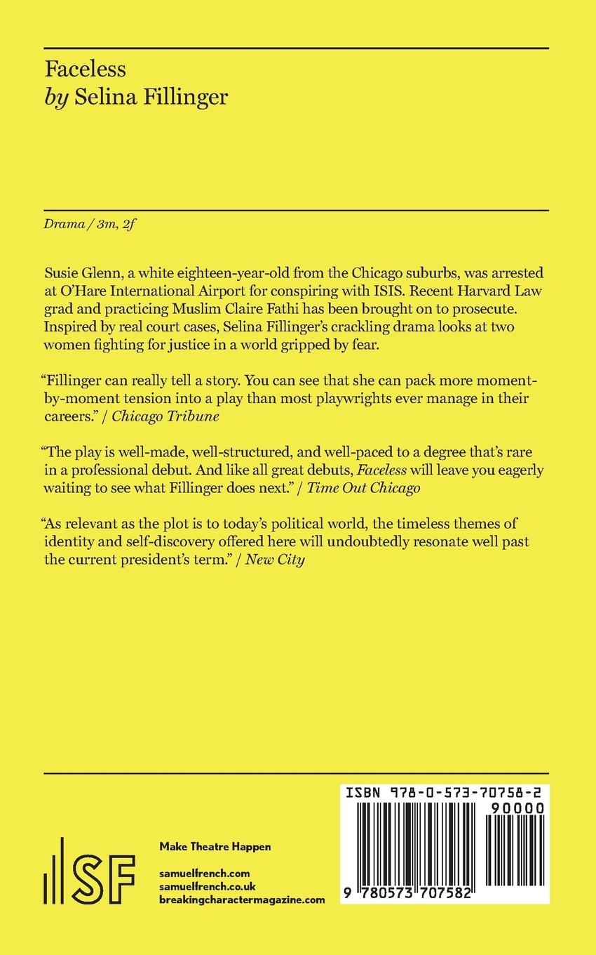 Rückseitencover Faceless