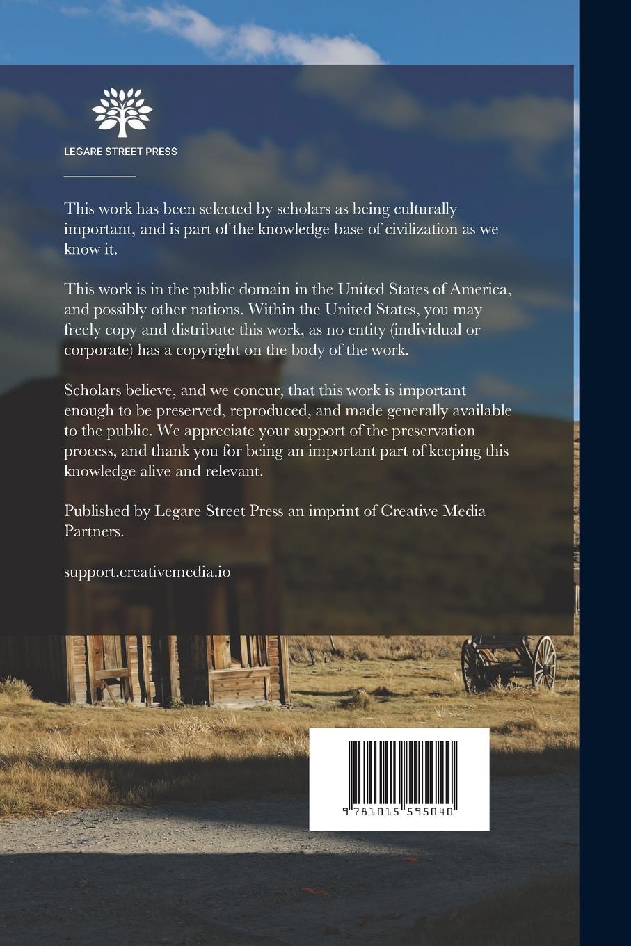 Rückseitencover The Channel Islands of California: A Book for the Angler, Sportsman, and Tourist