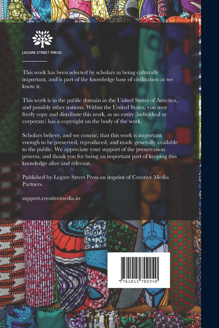 Rückseitencover Travels in West Africa, Congo Français, Corisco and Cameroons