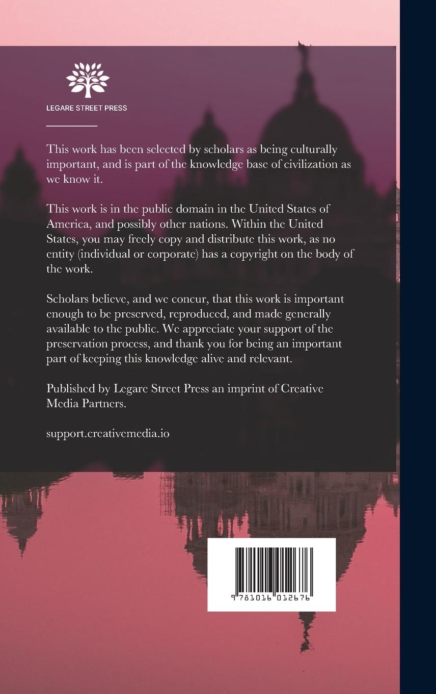 Rückseitencover Impressions de mes voyages aux Indes