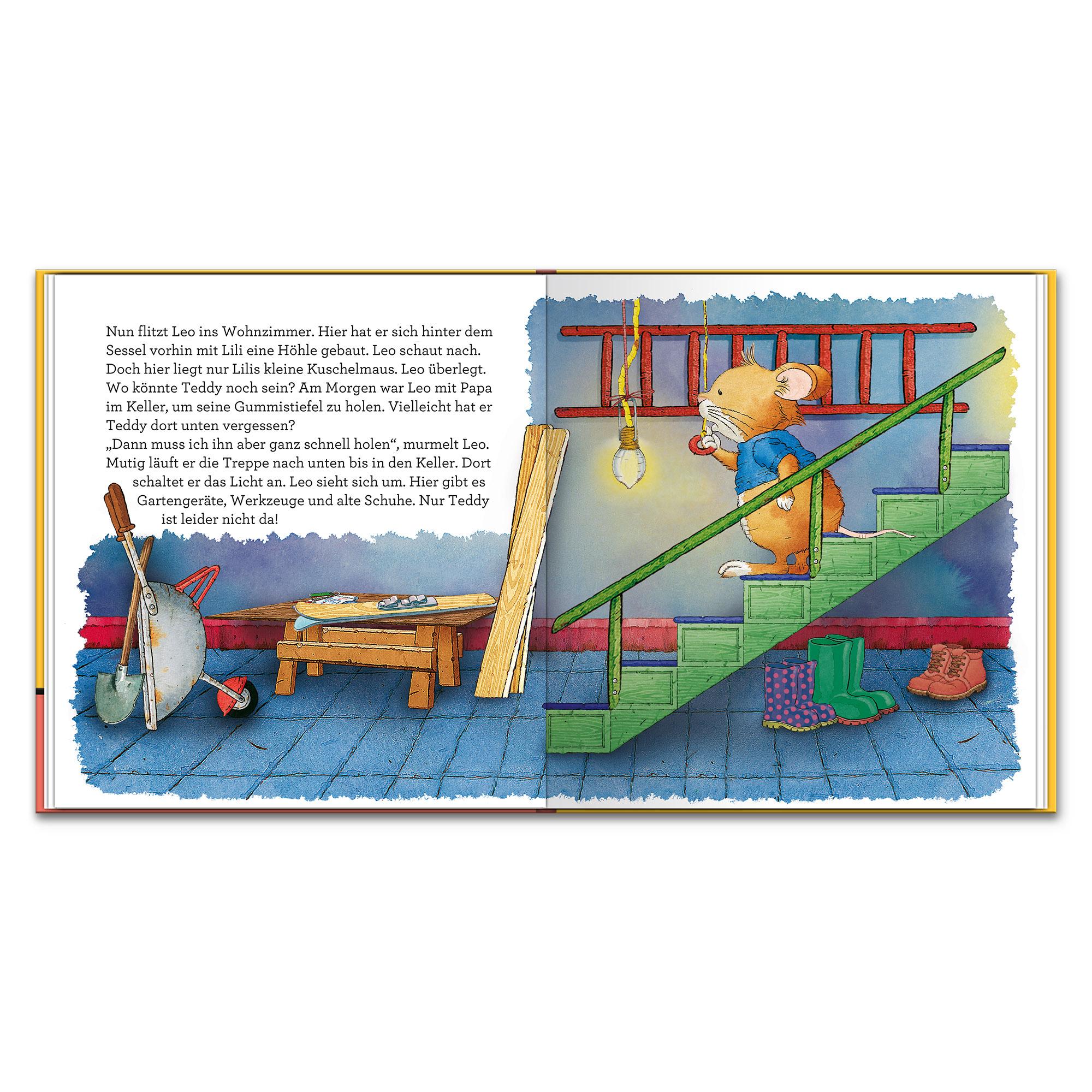 Beispielinhalt (Bild) Leo Lausemaus - Teddy ist weg