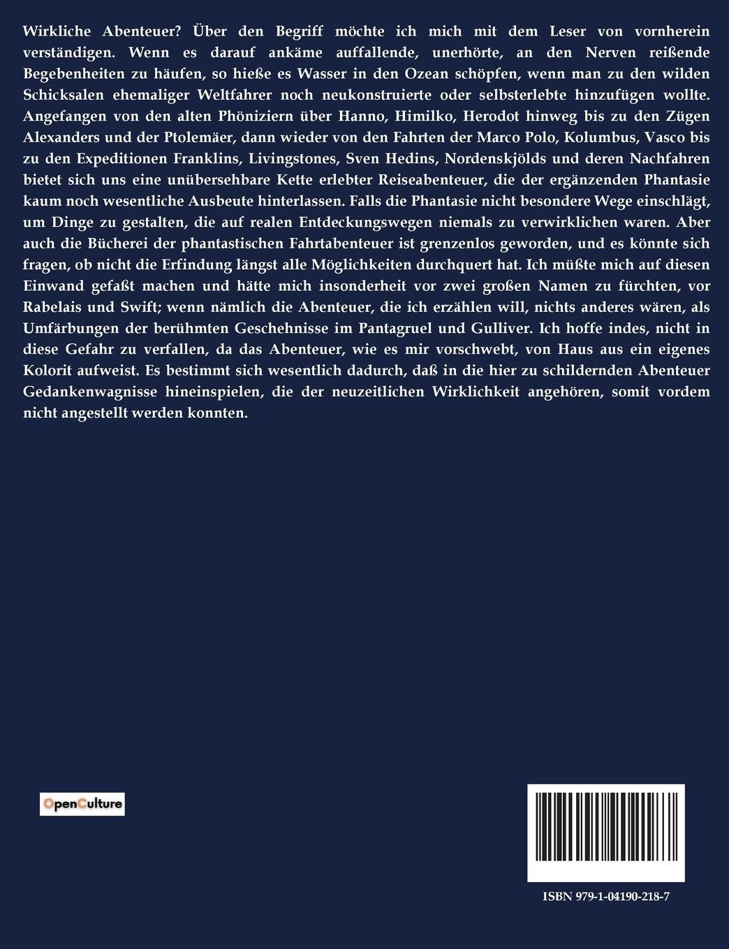 Rückseitencover Die Inseln der Weisheit