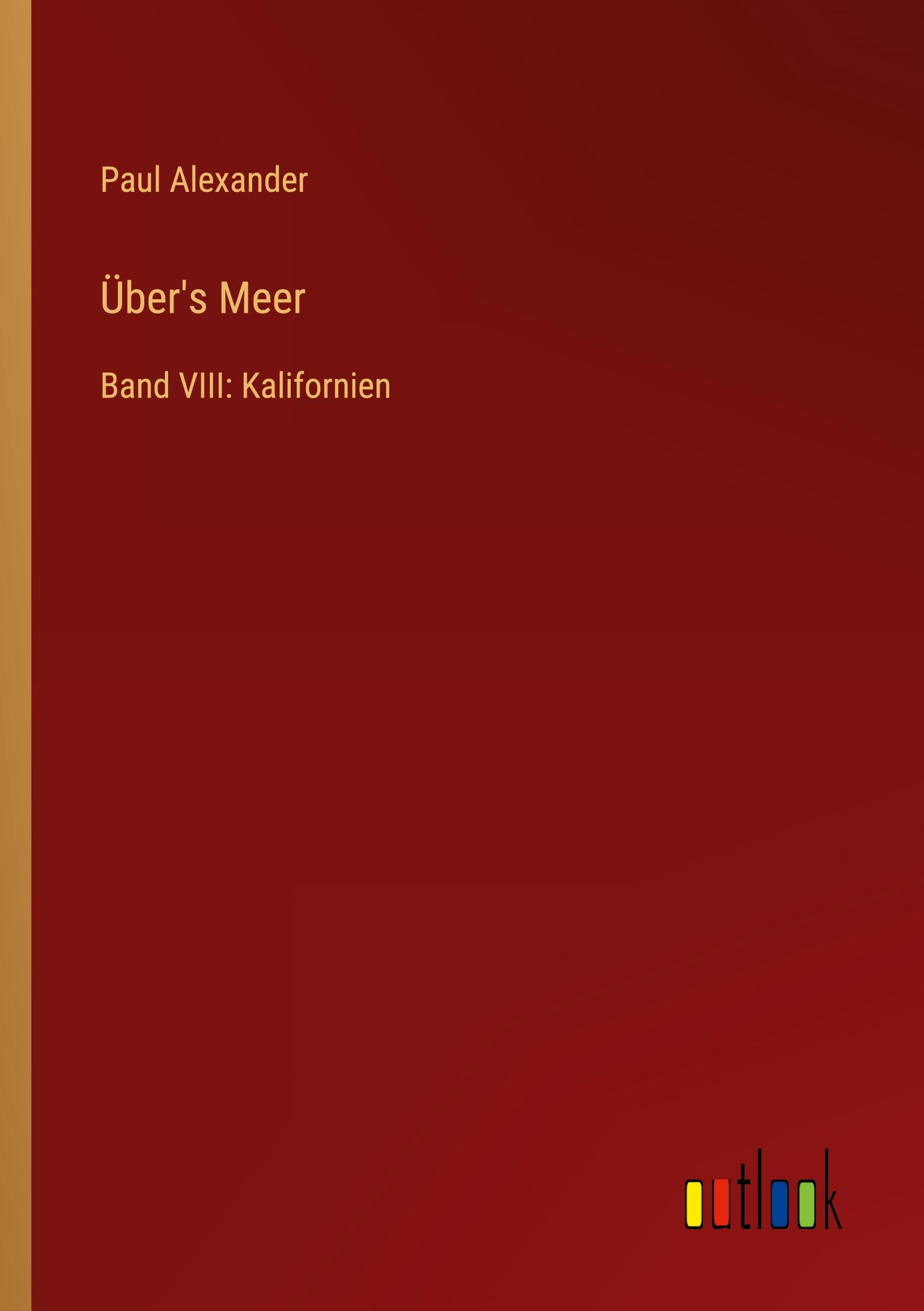 Vorderes Coverbild Über's Meer