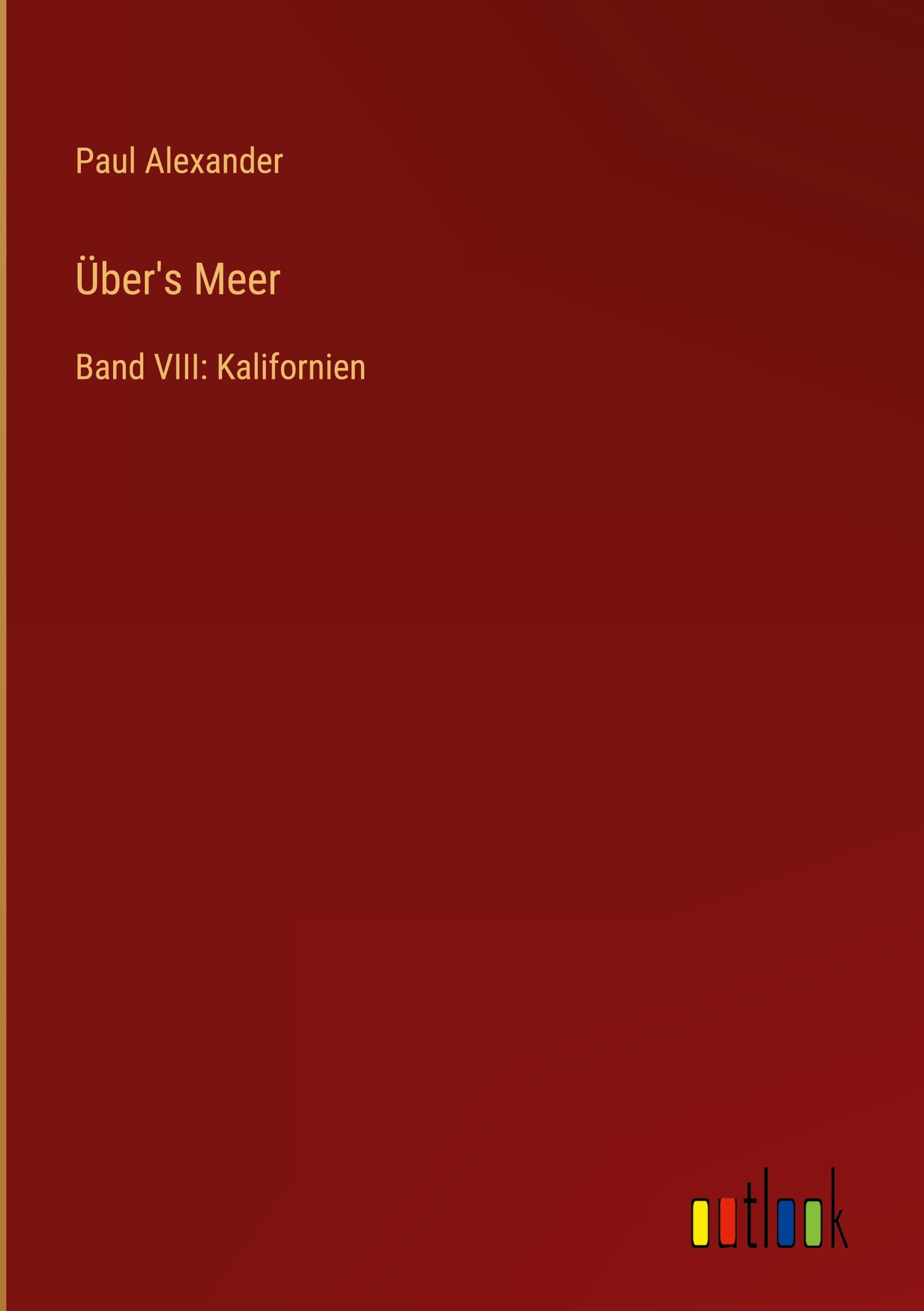Vorderes Coverbild Über's Meer
