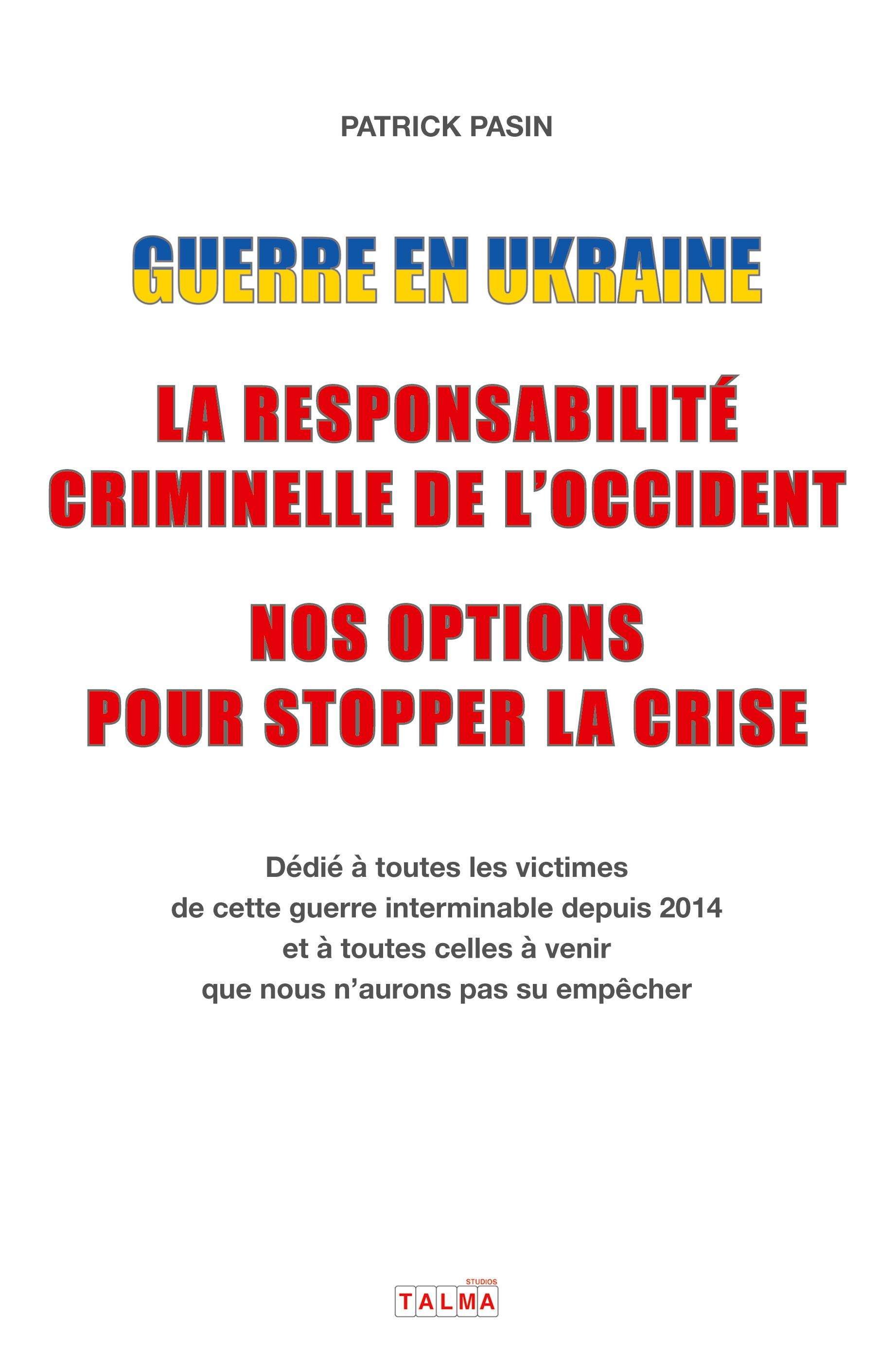 Vorderes Coverbild Guerre en Ukraine