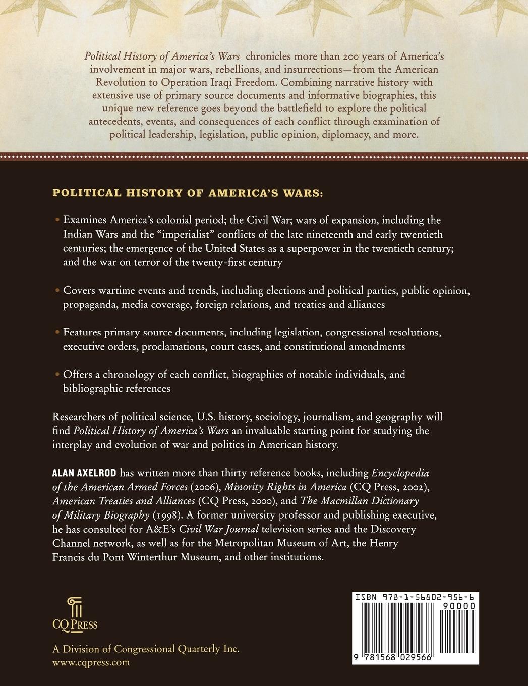 Rückseitencover Political History of America's Wars